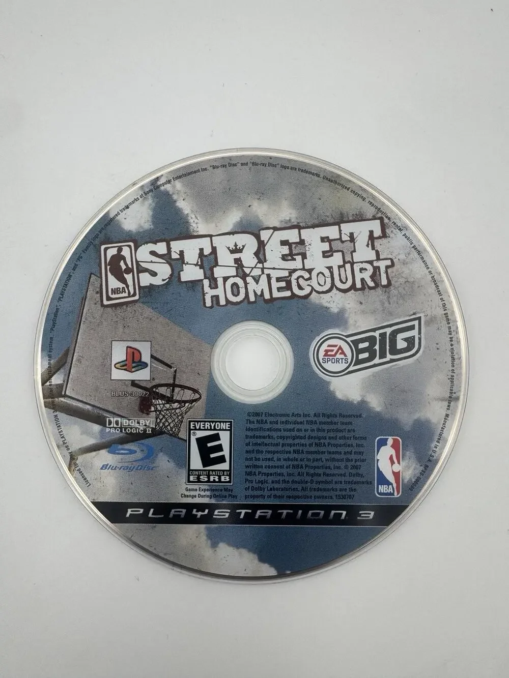 NBA Street Homecourt (Sony PlayStation 3 PS3, 2007) Disc Only